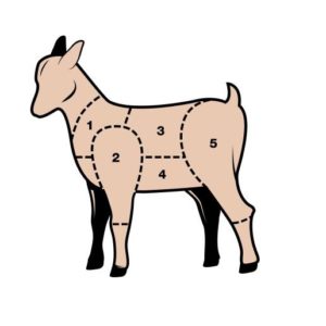 Chèvre avec os congelée : 5kg